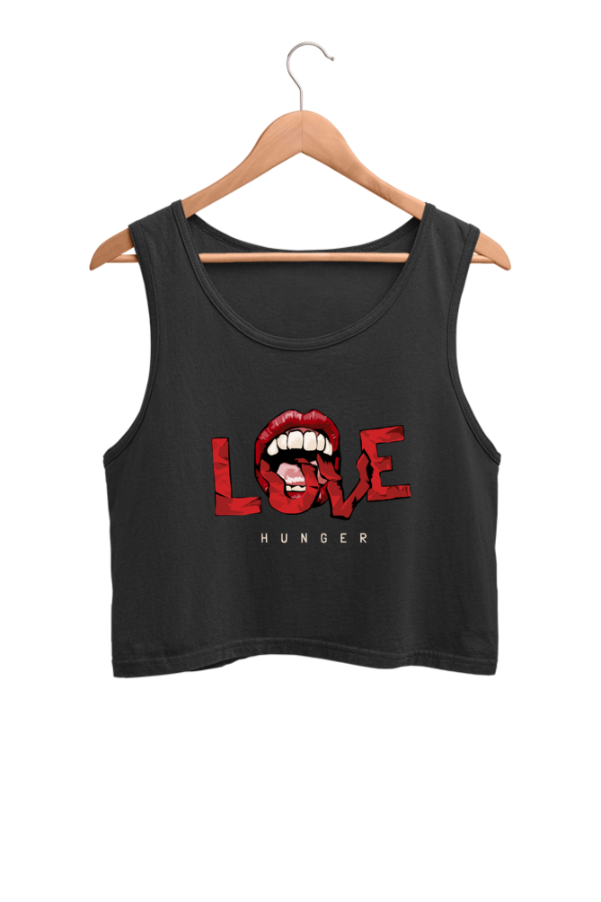 Women's Crop Tank Top - LOVE