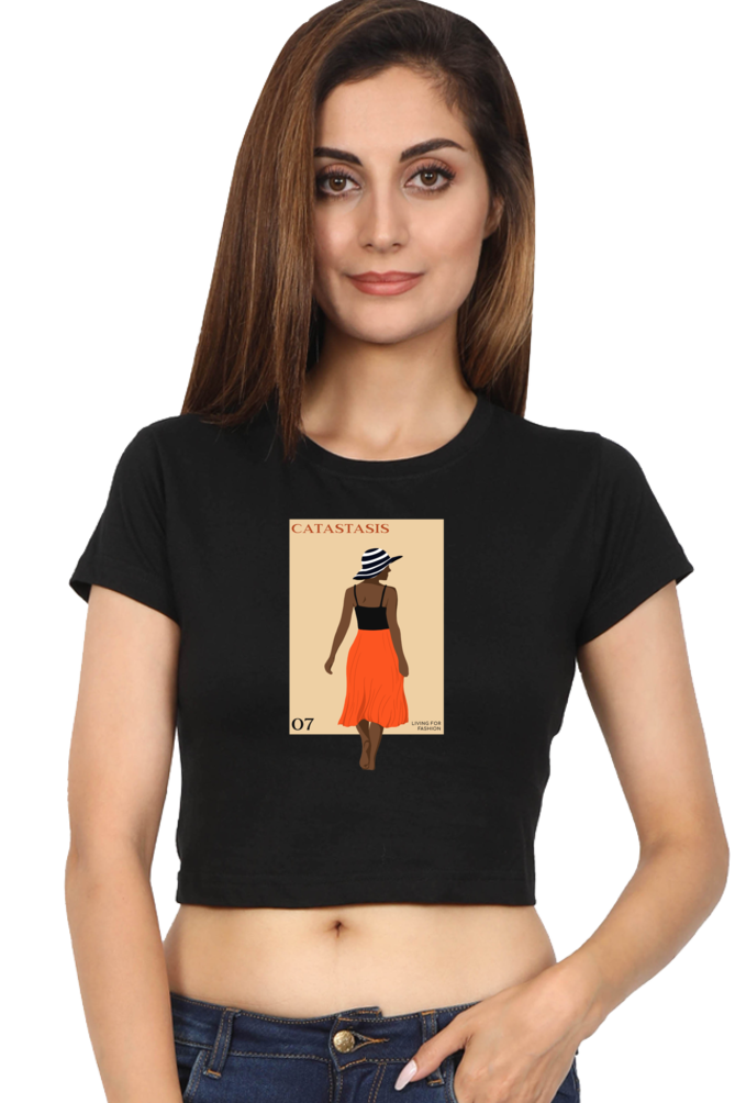 Women's Crop Top - Fashionista Catastatis