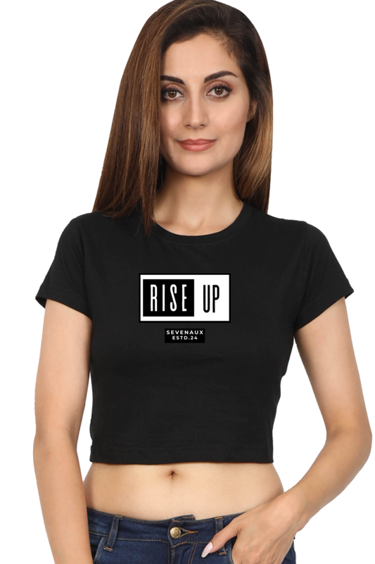 Women's Crop Top - Rise up