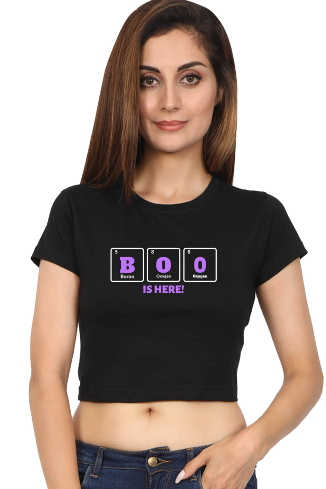 Women's Crop Top - Boo is here