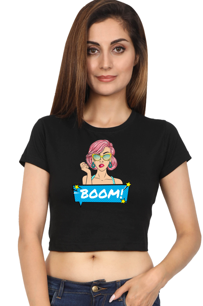 Women's Crop Top - Boom