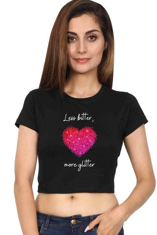 Women's Crop Top - Glitter!