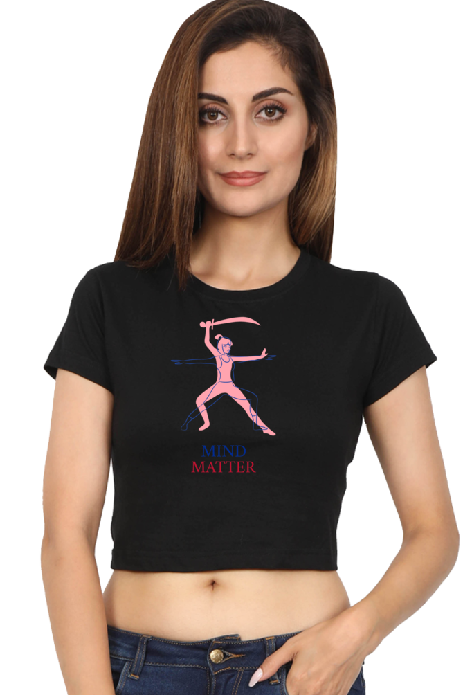 Women's Crop Top - Mind matter