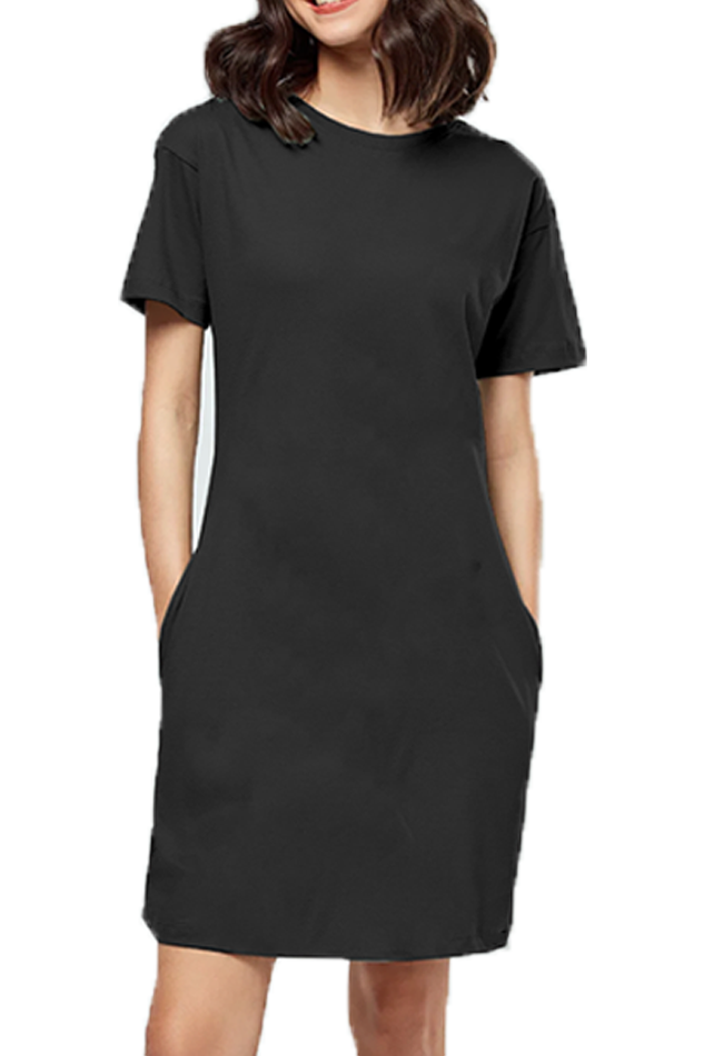 Women's T-shirt dress plain