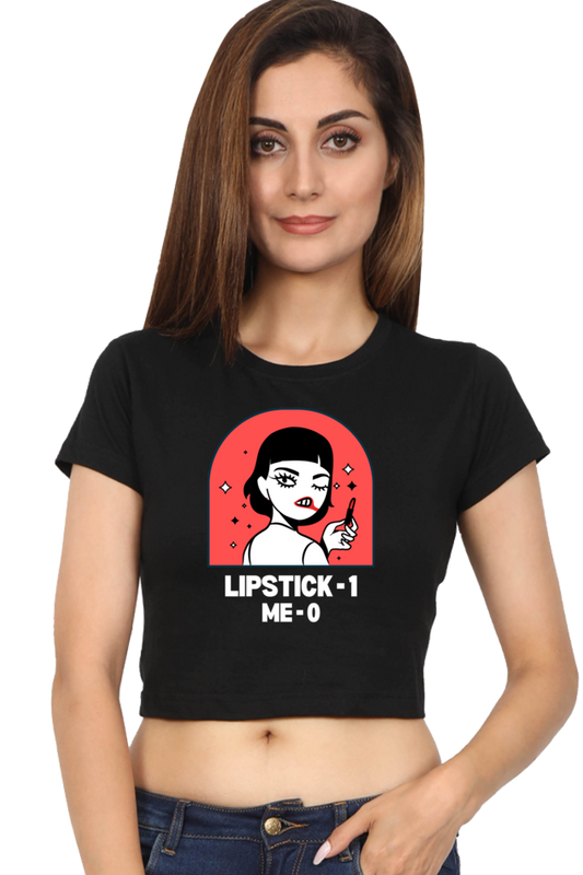 Women's Crop Top - Lipstick