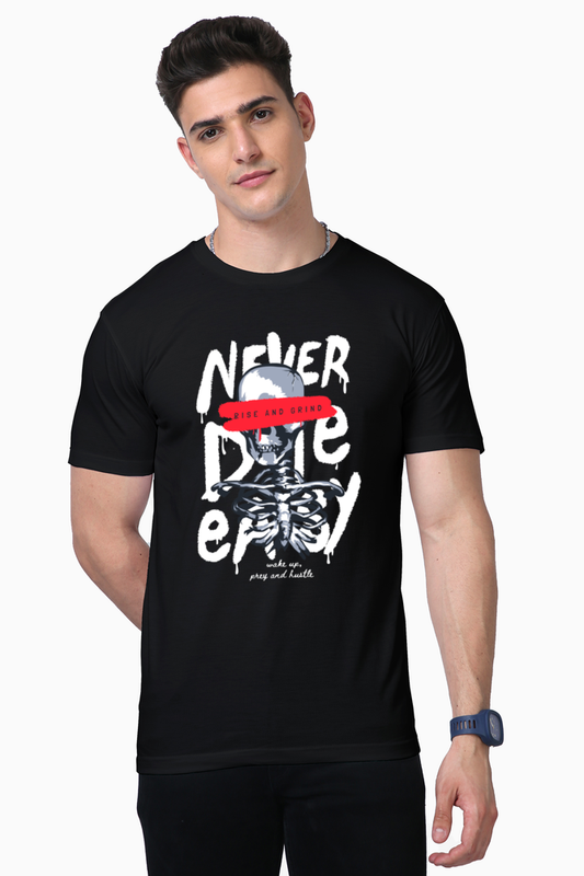 Premium Men's T-shirt - Never Die Easy