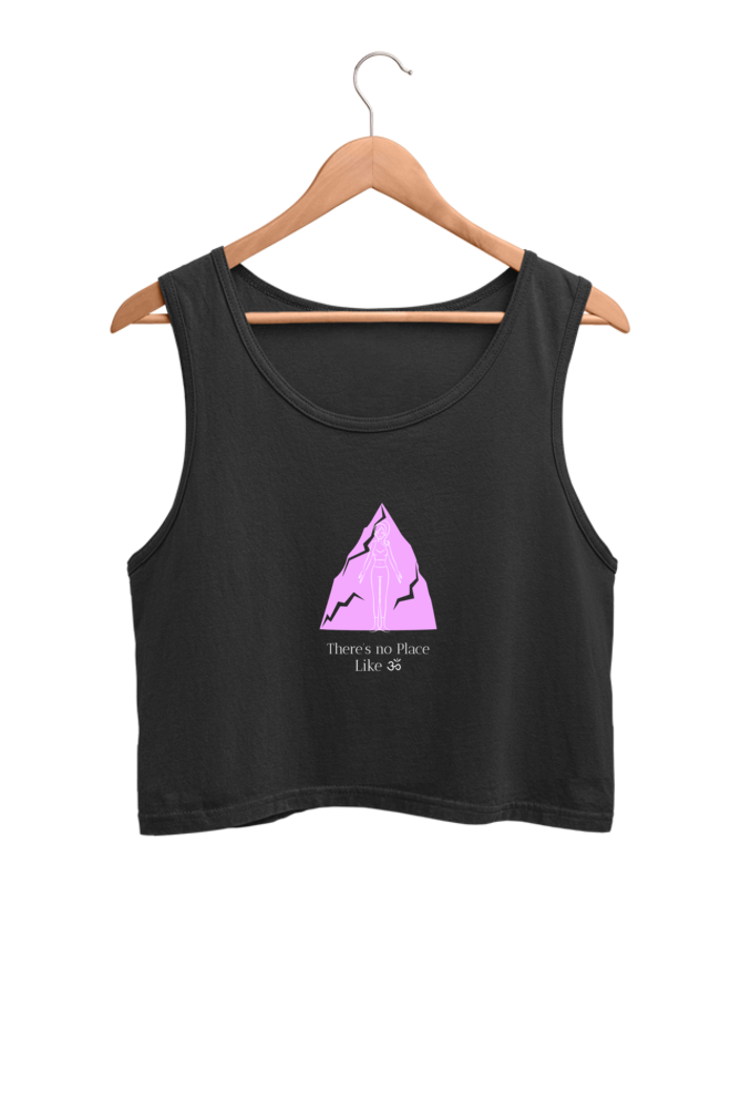 Women's Crop Tank Top - Mountain Yoga