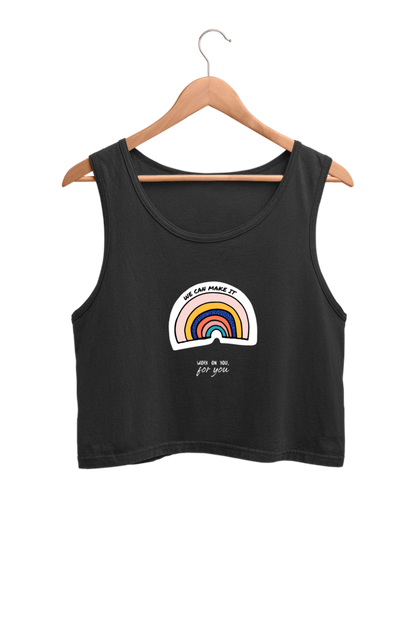 Women's Crop Tank Top - We can make it