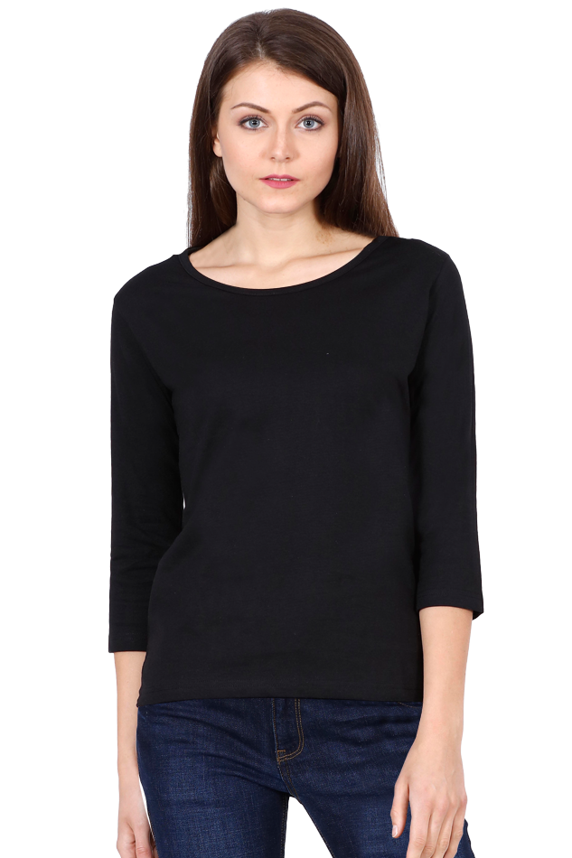 Women's 3/4 sleeve T-shirt Plain