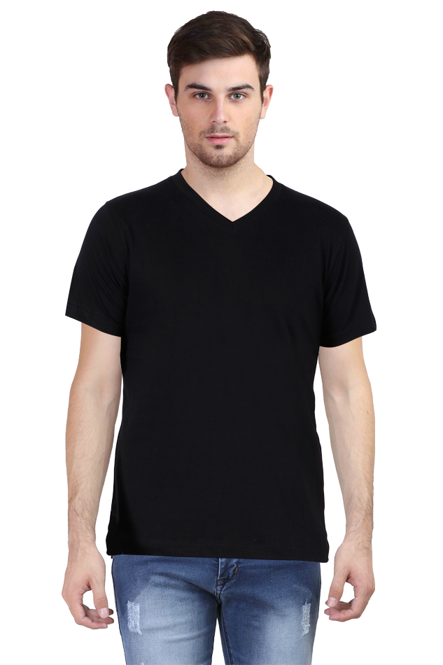 V Neck T-Shirt Plain