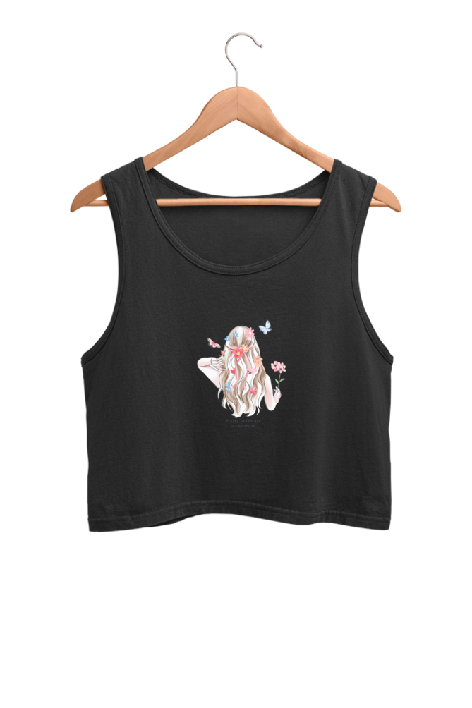 Women's Crop Tank Top - Pretty Girls