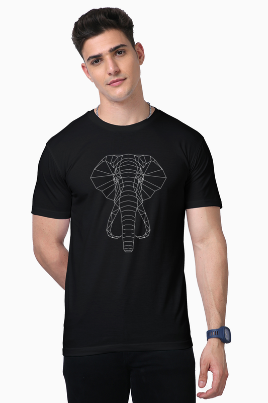 Premium Elephant Line Art T-shirt