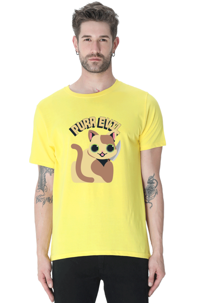 Classic T-shirt - Purr evil cat