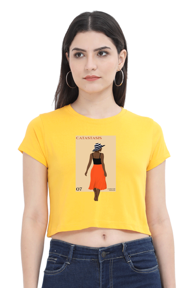 Women's Crop Top - Fashionista Catastatis