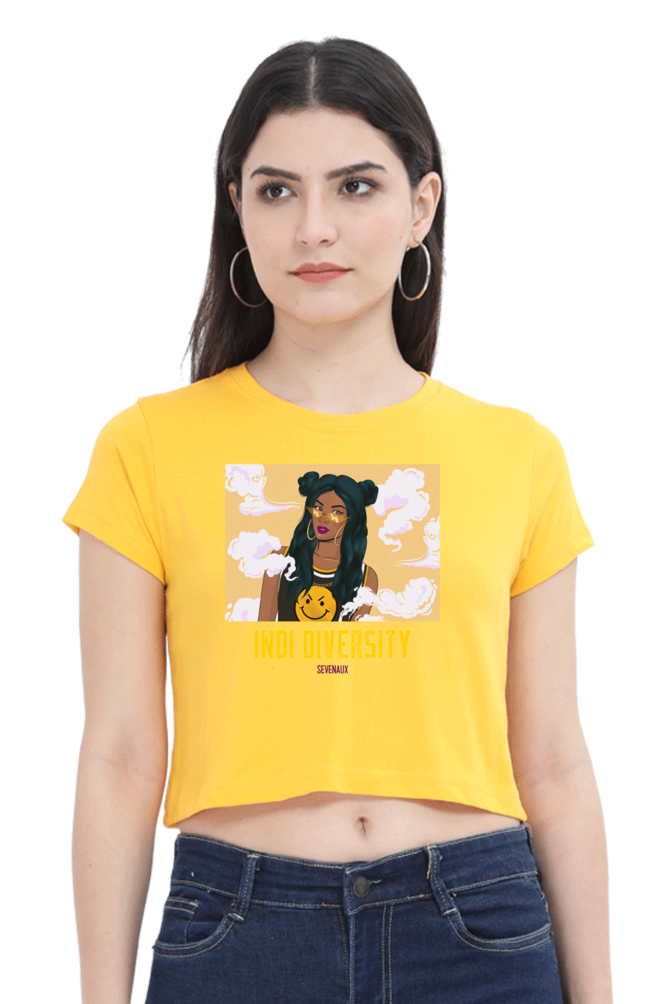 Women's Crop Top - Indi Diversity