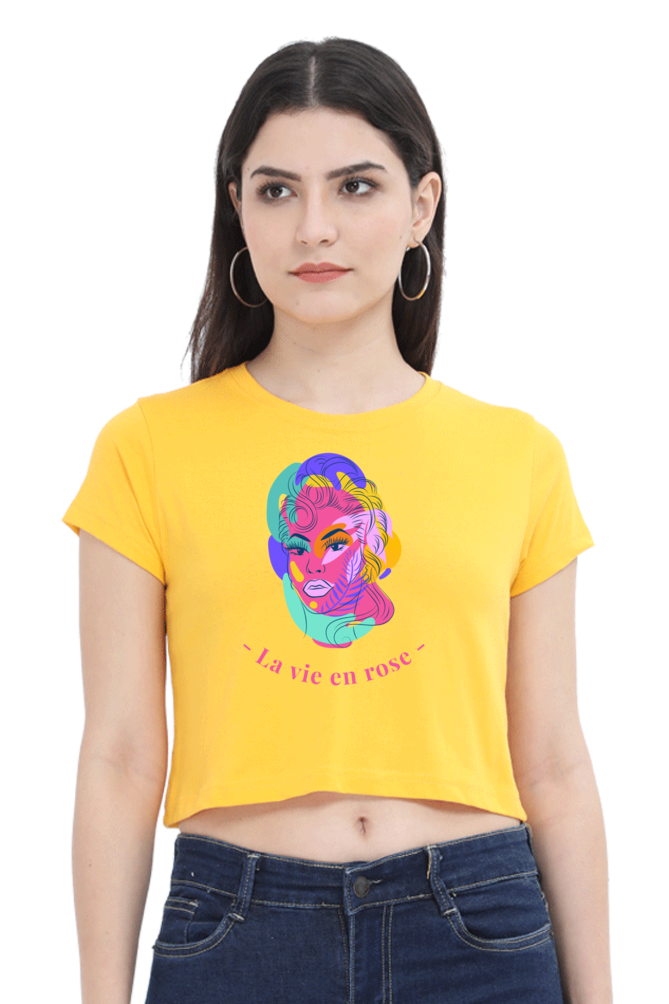 Women's Crop Top - En rose