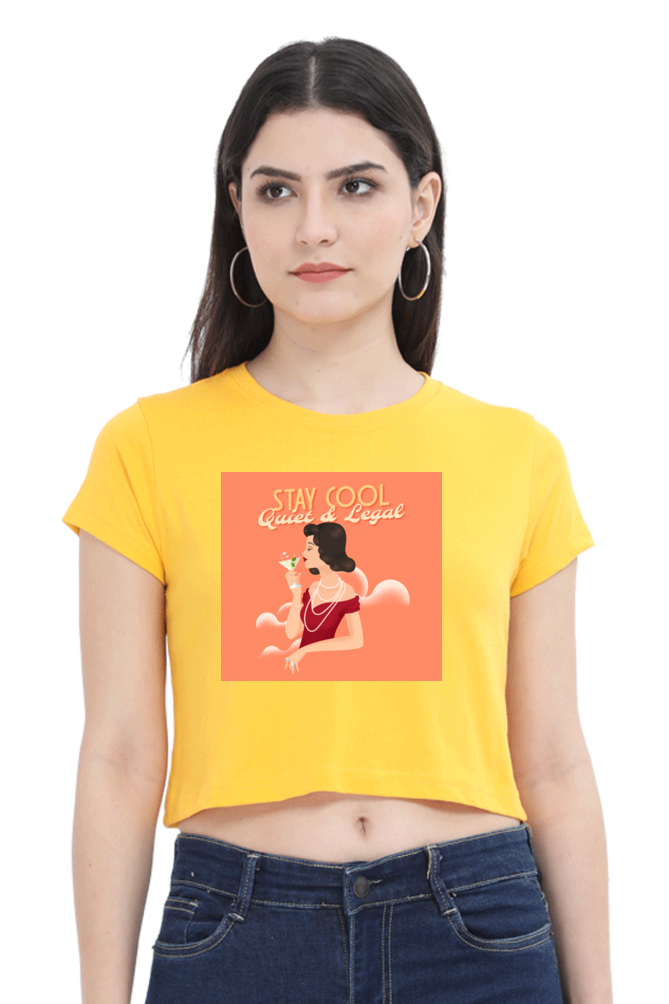 Women's Crop Top - Stay Cool