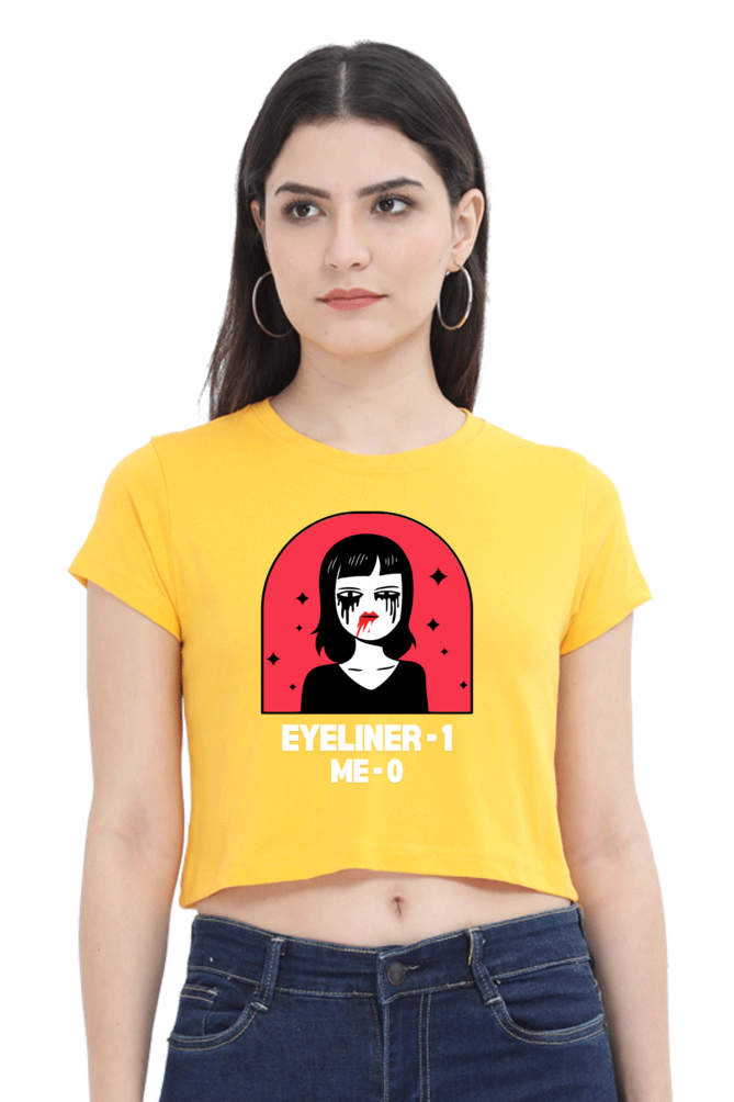 Women's Crop Top - Eyeliner