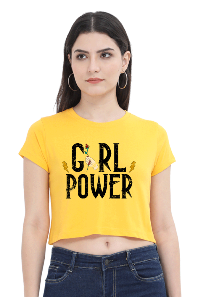 Women's Crop Top - GIRL POWER