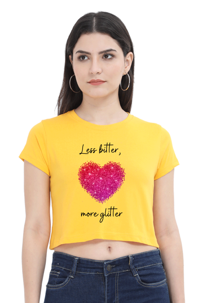 Women's Crop Top - Glitter!