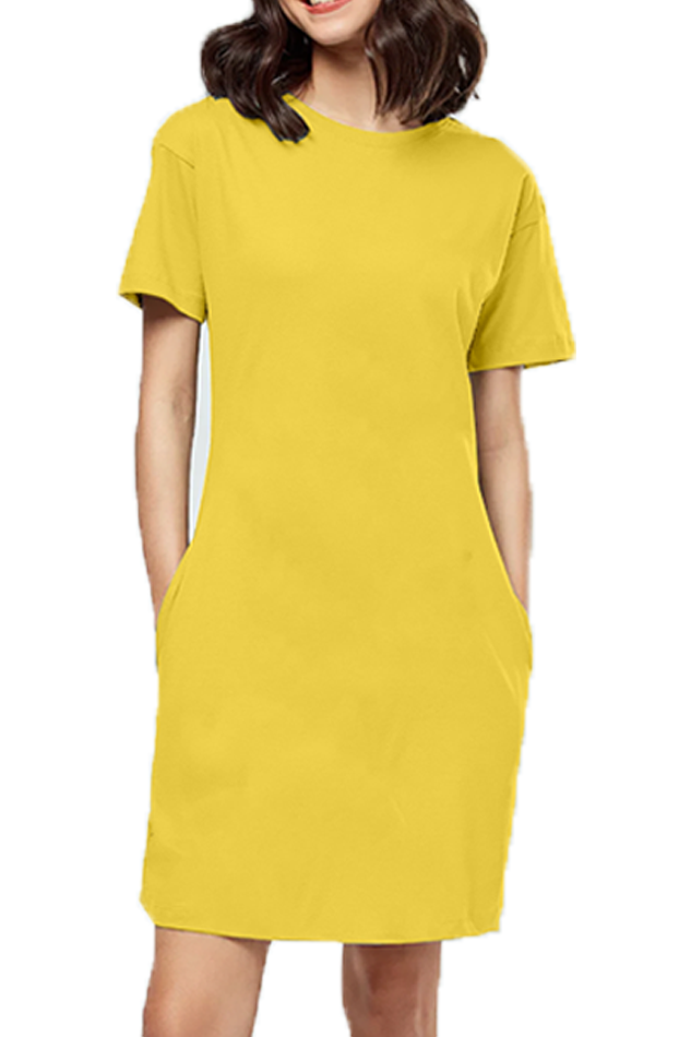 Women's T-shirt dress plain