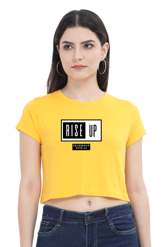 Women's Crop Top - Rise up