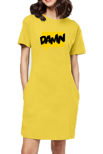 Women's T-shirt dress - Damn