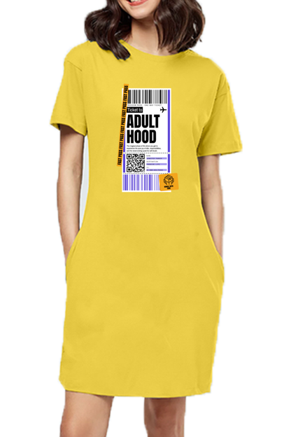 Women's T-shirt dress - Adulthood