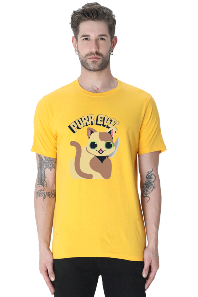 Classic T-shirt - Purr evil cat