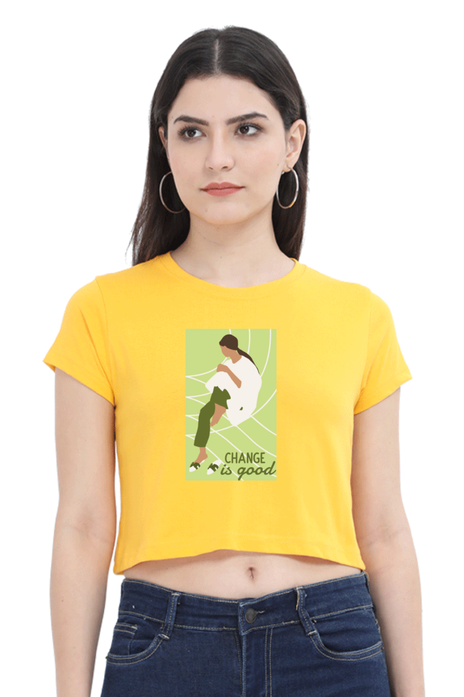 Women's Crop Top - Fashionista change is good