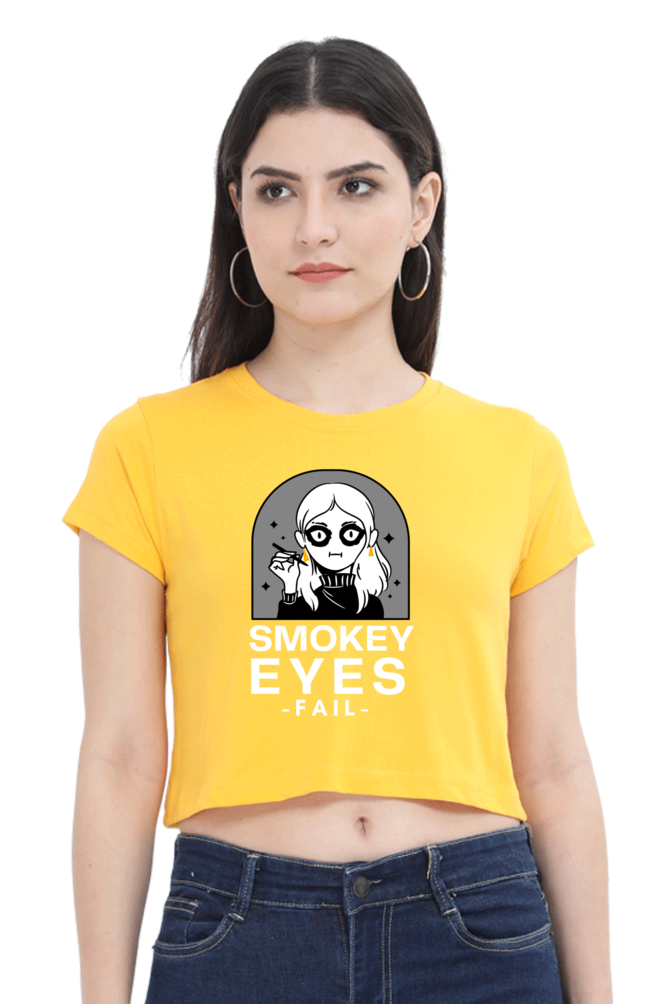 Women's Crop Top - Smokey Eyes