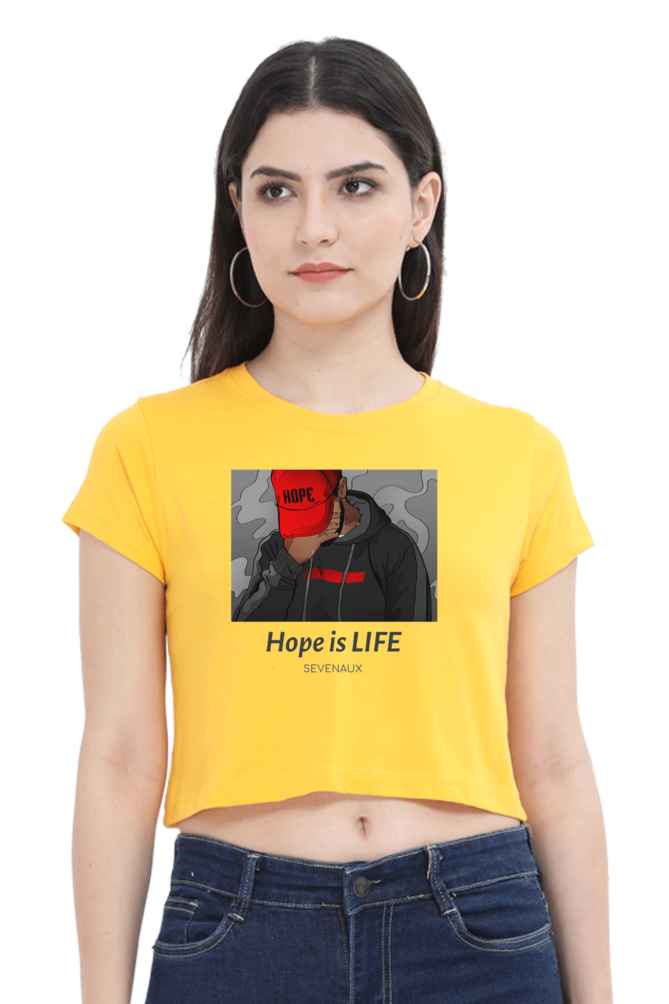 Women's Crop Top - Hope is life