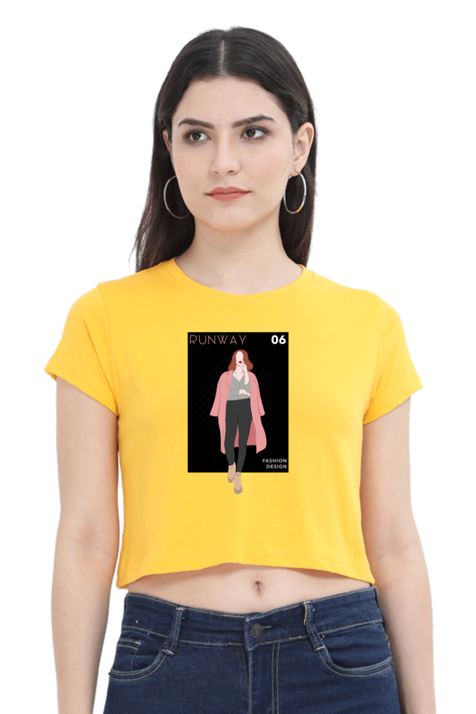 Women's Crop Top - Fashion runway