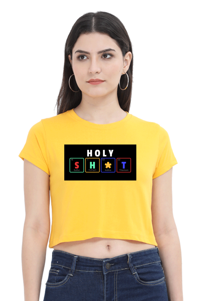 Women's Crop Top - Holy Sh*t