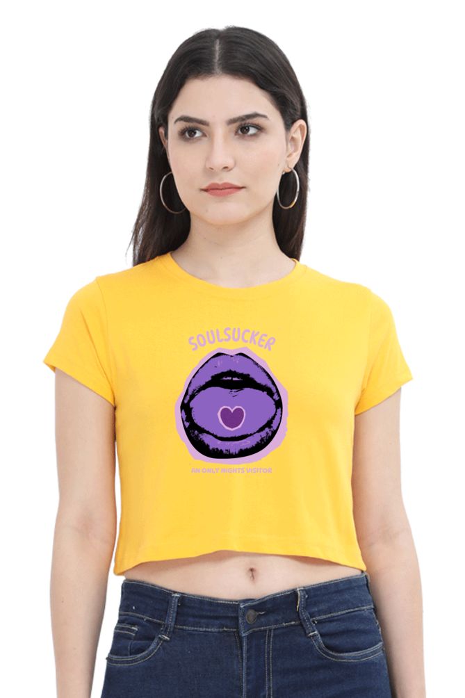 Women's Crop Top - Soul sucker