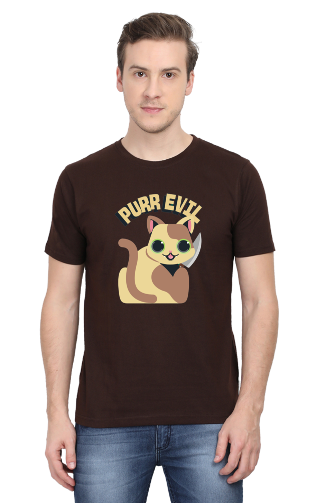 Classic T-shirt - Purr evil cat