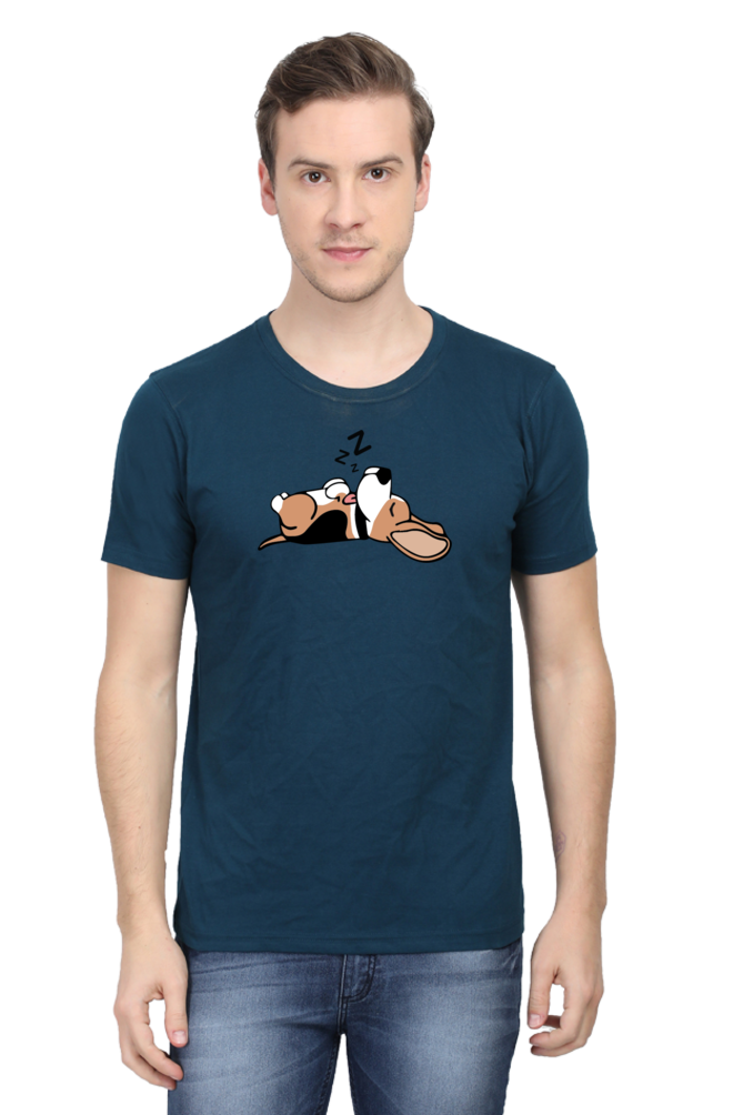 Classic T-shirt - Sleeping beagle