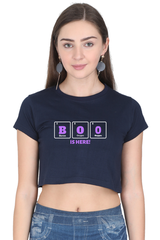 Women's Crop Top - Boo is here