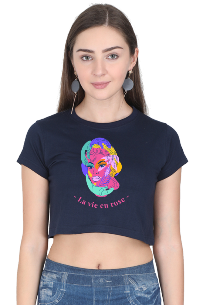 Women's Crop Top - En rose