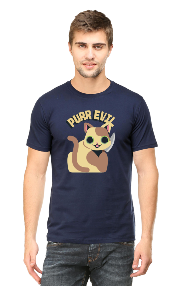 Classic T-shirt - Purr evil cat