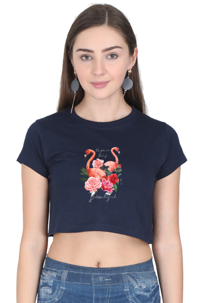 Women's Crop Top - Swan Beautiful