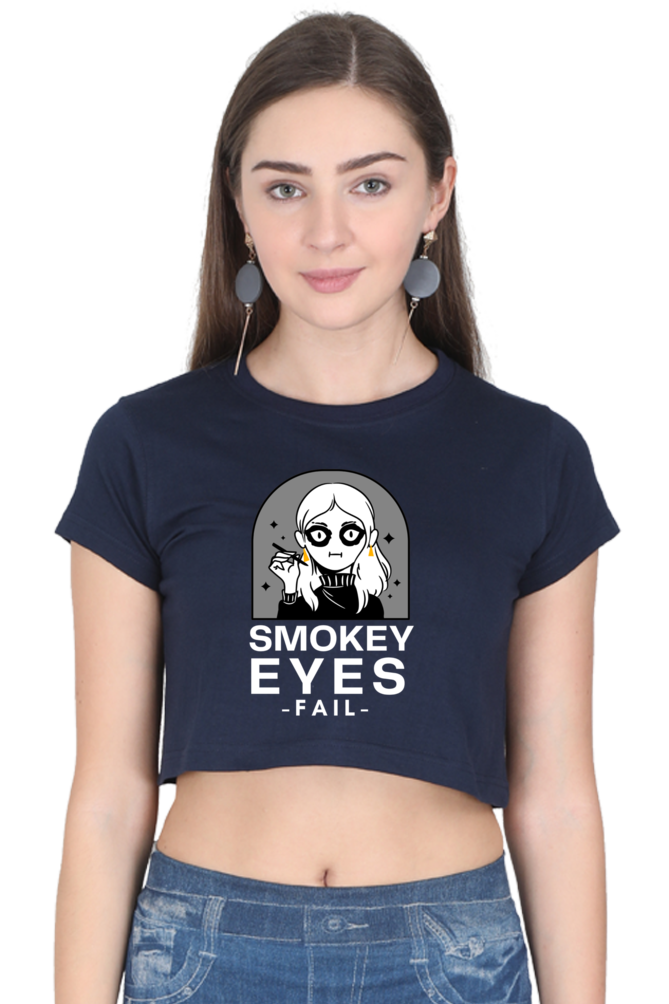 Women's Crop Top - Smokey Eyes