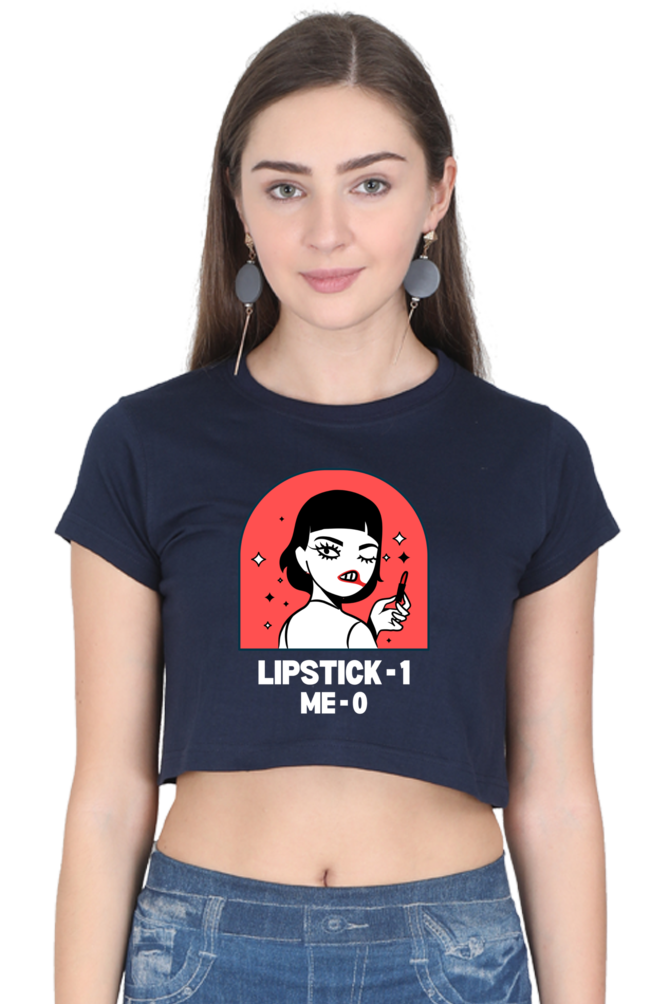 Women's Crop Top - Lipstick