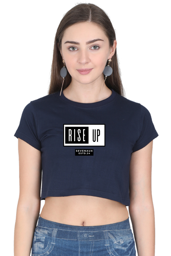 Women's Crop Top - Rise up