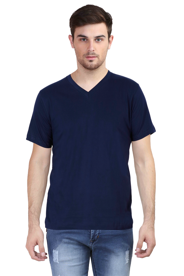 V Neck T-Shirt Plain