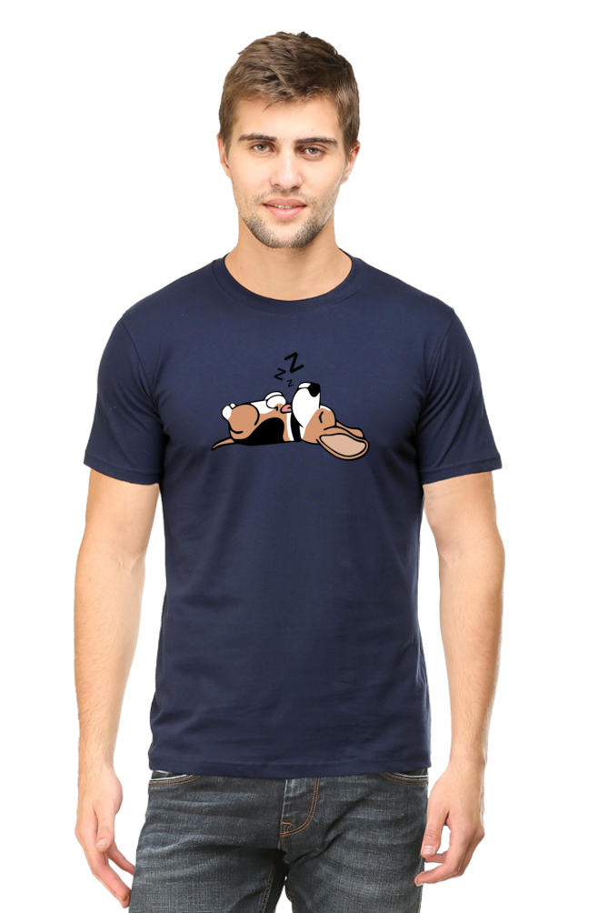 Classic T-shirt - Sleeping beagle