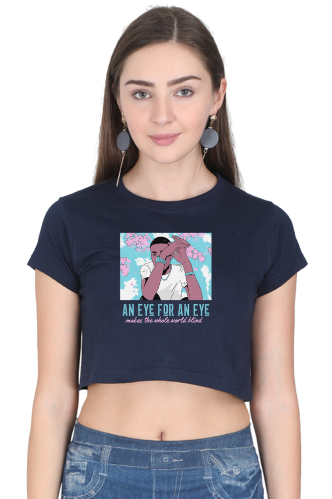 Women's Crop Top - Eye for an eye