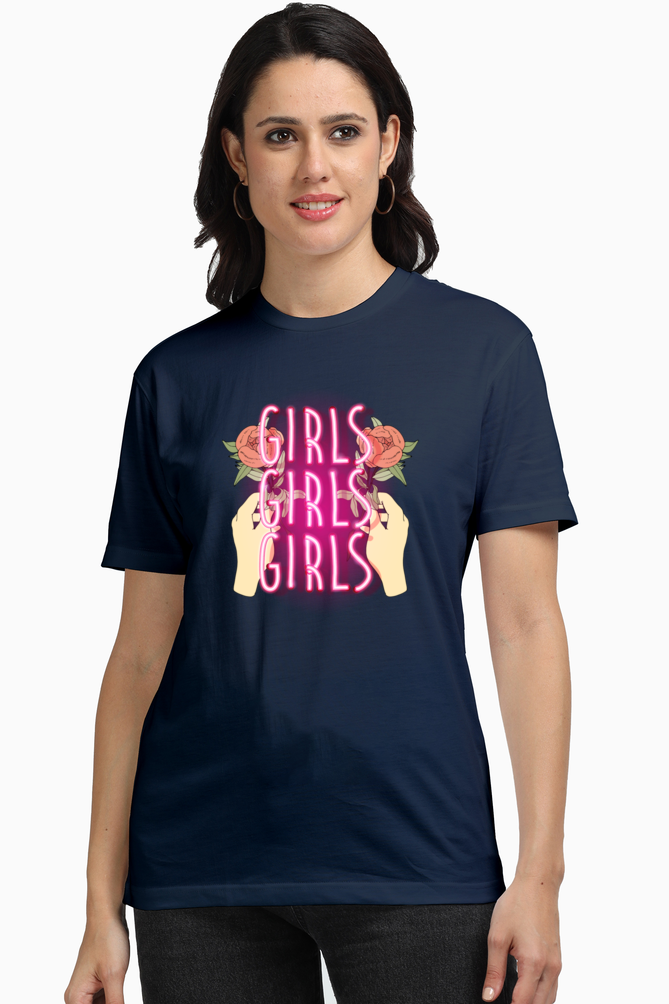 Premium Women's T-shirt - Girls Girls Girls