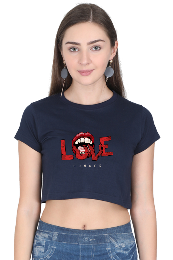 Women's Crop Top - LOVE