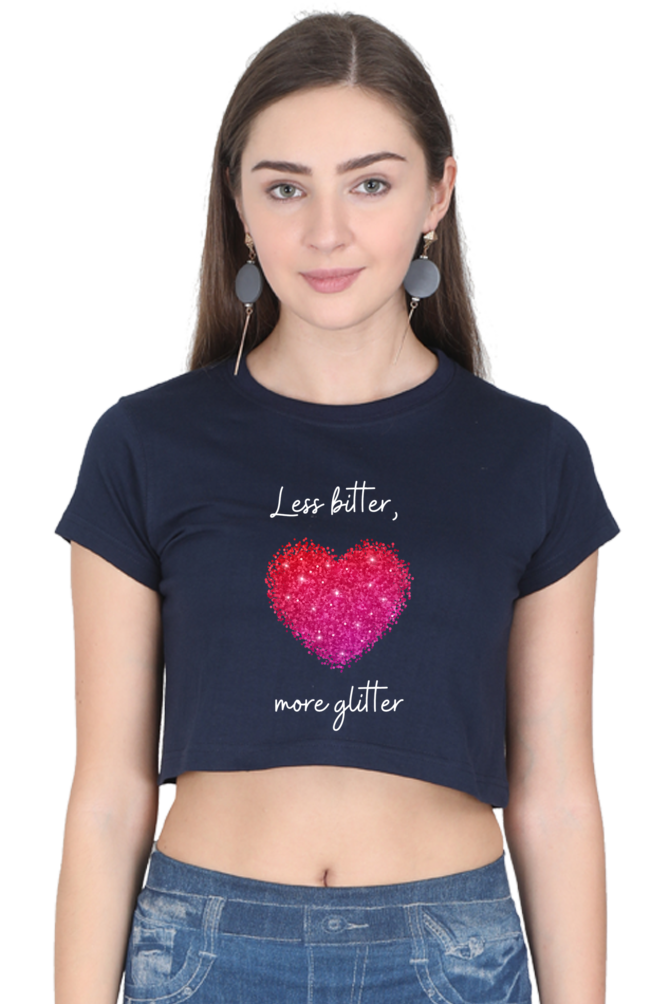 Women's Crop Top - Glitter!